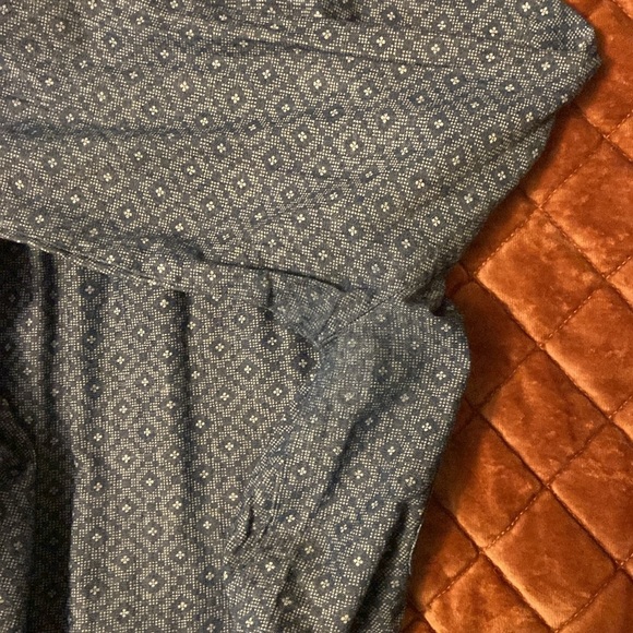 LOFT Patterned Chambray Buttondown - Picture 7 of 8